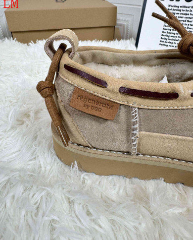 UGG Vintage Suede Lace-Up Casual Shoes