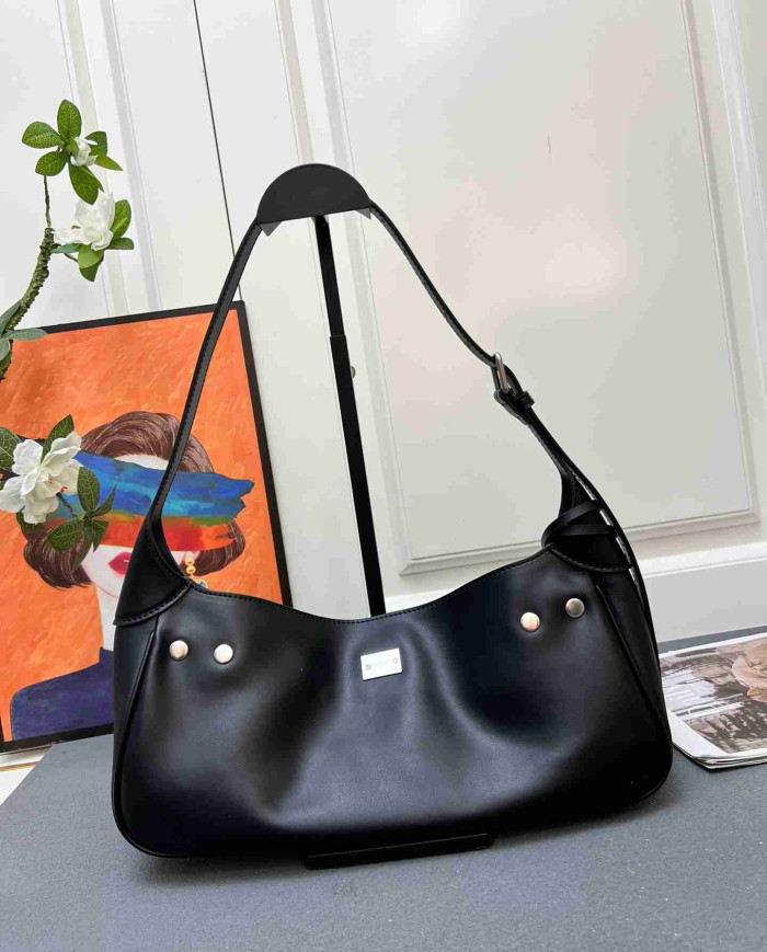 Balenciaga Fashion Buckle Shoulder Bag