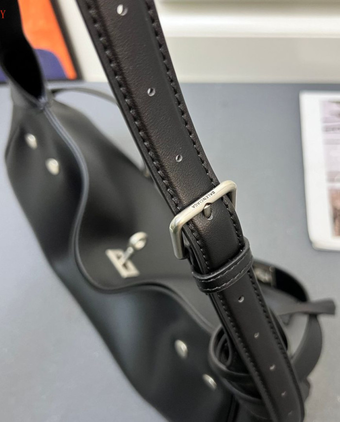 Balenciaga Fashion Buckle Shoulder Bag