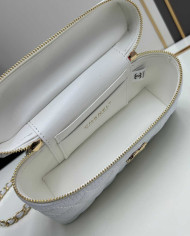 Chanel Quilted Chain Top Handle Crossbody Bag