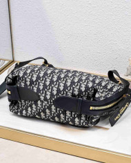 DIOR Letter Pattern Wide Strap Shoulder Bag