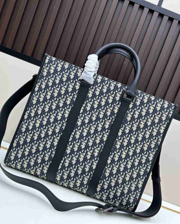 DIOR Large Capacity Printed Tote Handbag