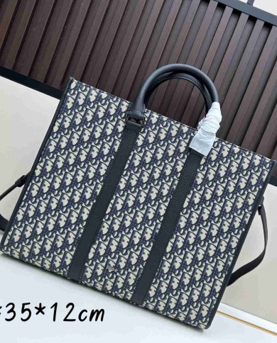DIOR Large Capacity Printed Tote Handbag