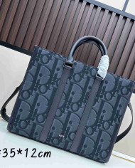 DIOR Large Capacity Printed Tote Handbag