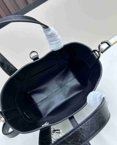 Dior Style Drawstring Bucket Handbag