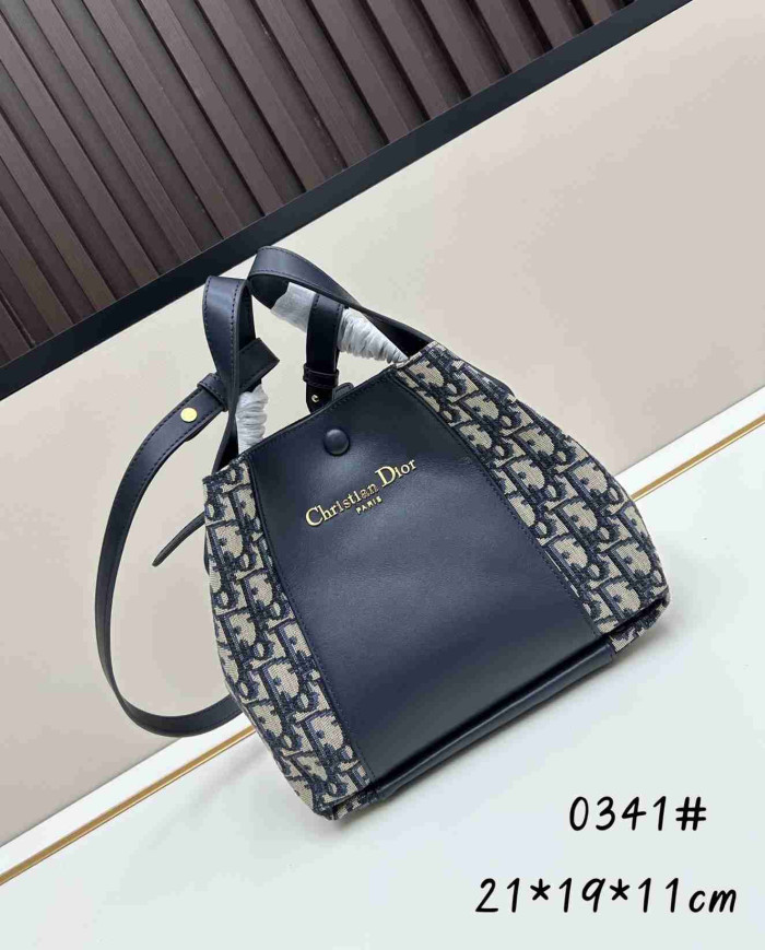 Dior Jacquard Bucket Bag