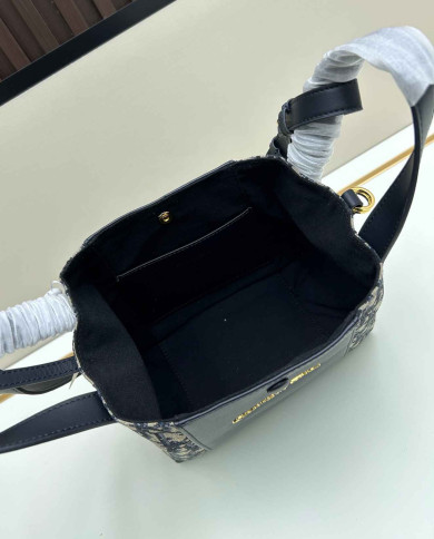 Dior Jacquard Bucket Bag