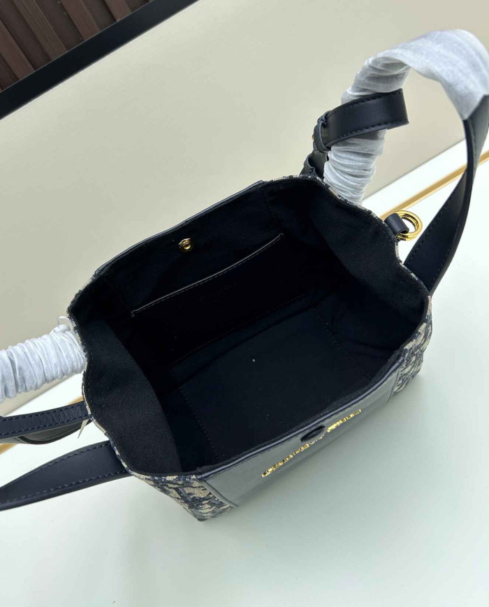 Dior Jacquard Bucket Bag