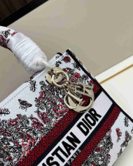 Dior Embroidered Tote Bag
