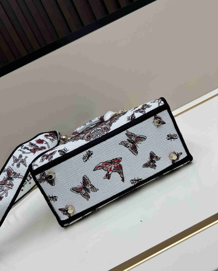 Dior Embroidered Tote Bag