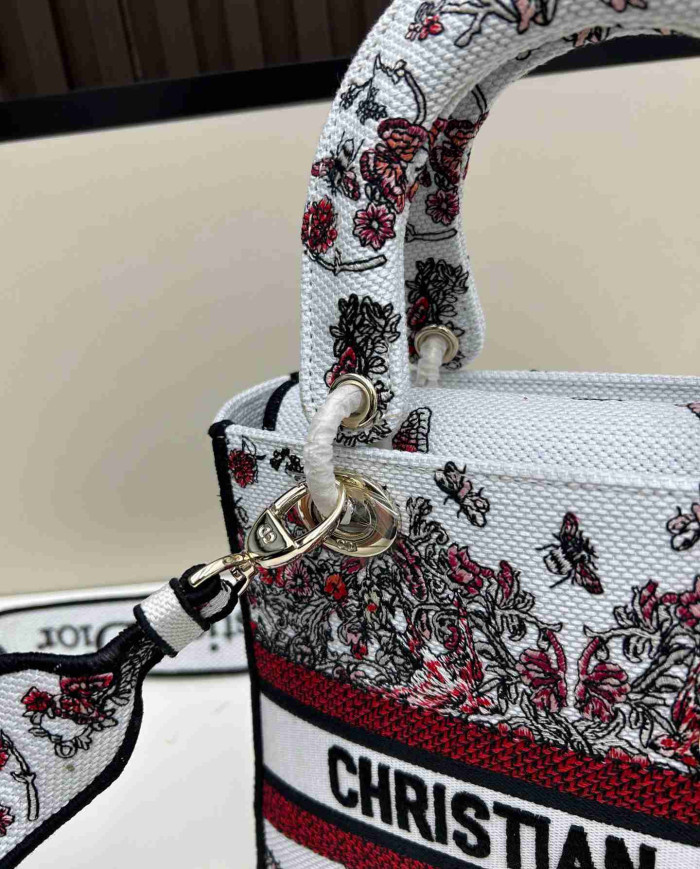Dior Embroidered Tote Bag