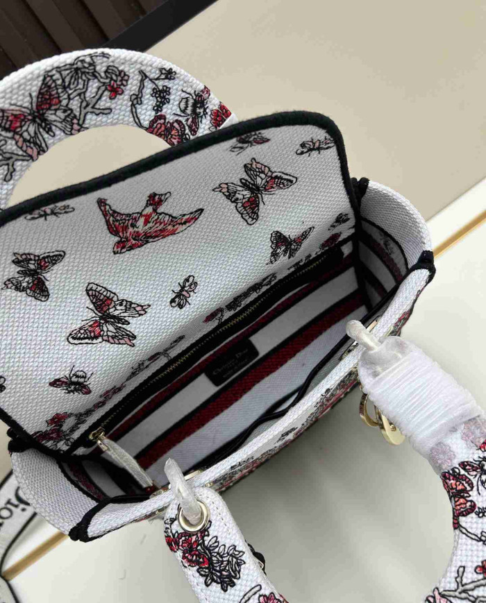 Dior Embroidered Tote Bag
