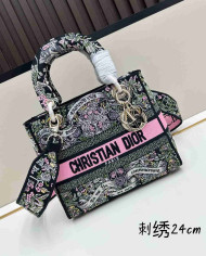Dior Embroidered Tote Bag