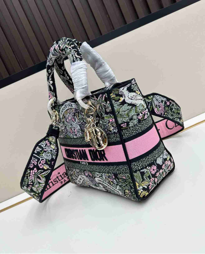Dior Embroidered Tote Bag