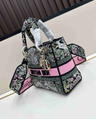 Dior Embroidered Tote Bag