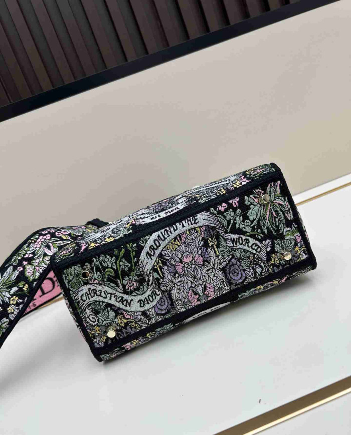 Dior Embroidered Tote Bag