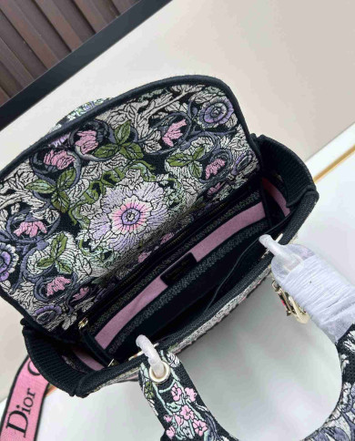Dior Embroidered Tote Bag