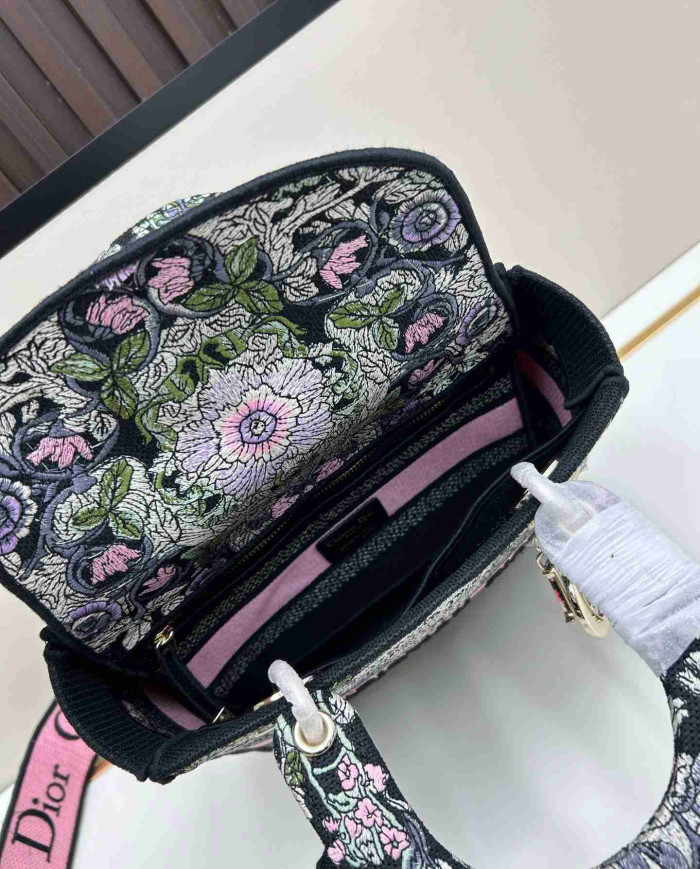 Dior Embroidered Tote Bag