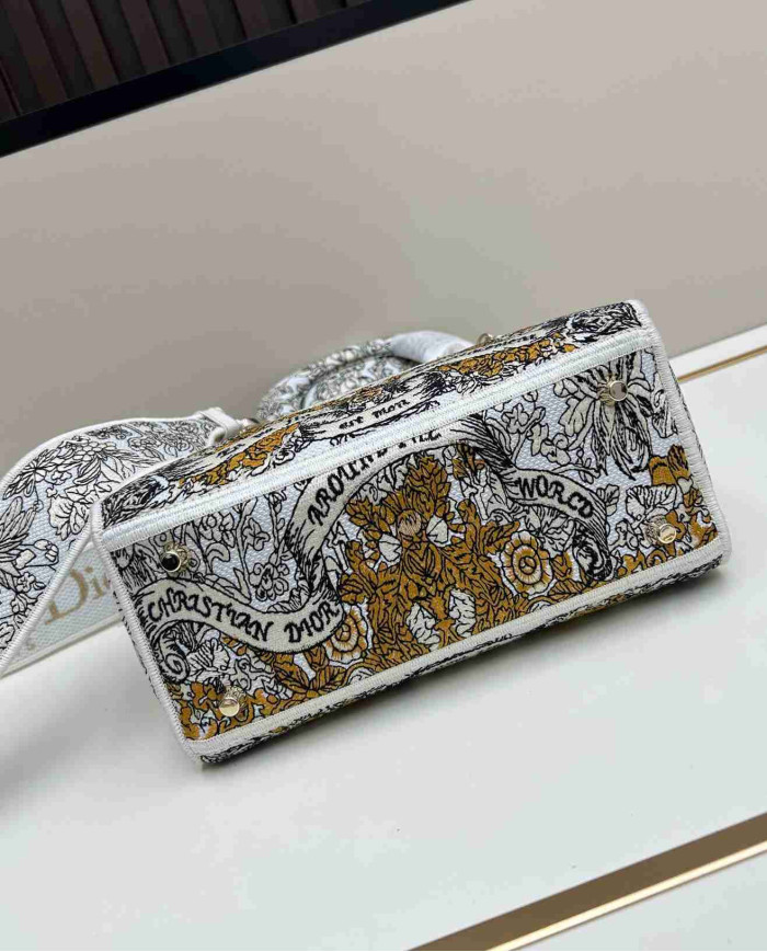 Dior Embroidered Tote Bag
