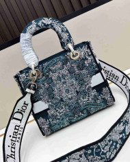 Dior Embroidered Tote Bag