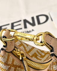 Fendi Moon-Shaped Crossbody Bag