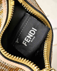 Fendi Moon-Shaped Crossbody Bag