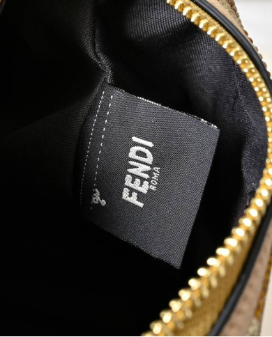 Fendi Moon-Shaped Crossbody Bag