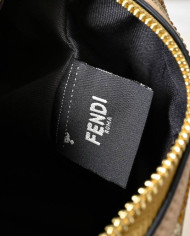 Fendi Moon-Shaped Crossbody Bag