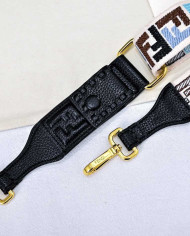 Fendi Top Handle Vintage Calfskin Chain Baguette Bag