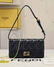 Fendi Vintage Embossed Square Bag