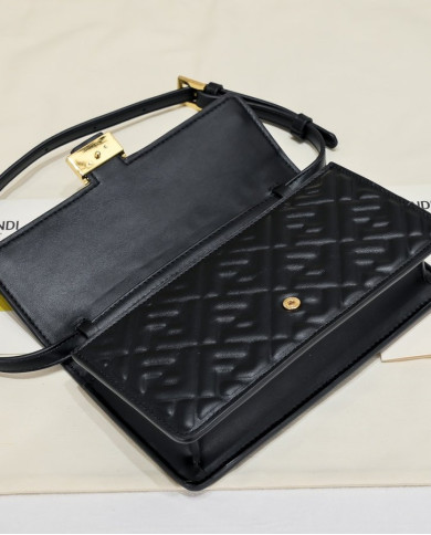 Fendi Vintage Embossed Square Bag