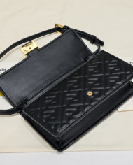 Fendi Vintage Embossed Square Bag