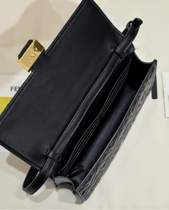 Fendi Vintage Embossed Square Bag