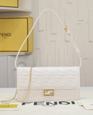 Fendi Vintage Embossed Square Bag
