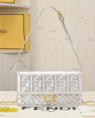 Fendi Vintage Embossed Square Bag