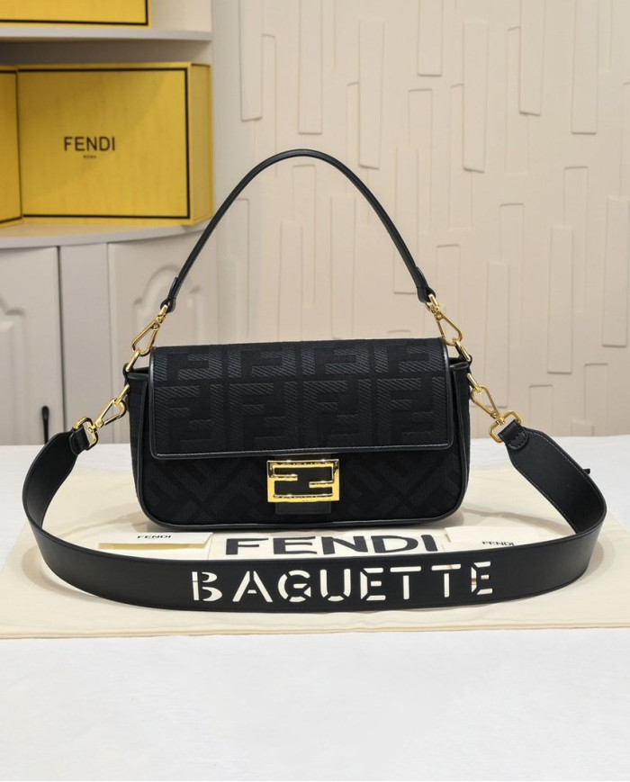 Fendi Baguette Flap Shoulder Bag