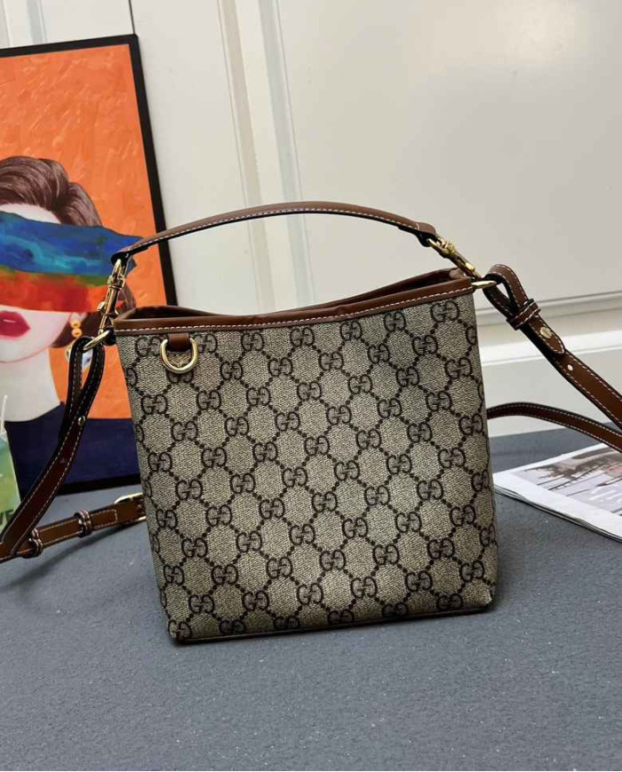 Gucci Vintage Monogram Bucket Bag