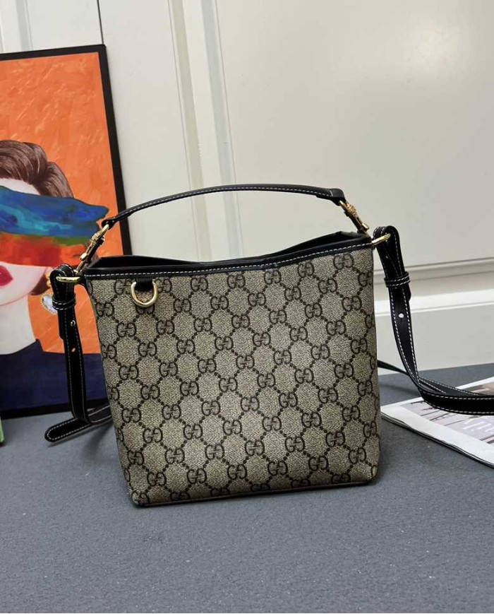 Gucci Vintage Monogram Bucket Bag