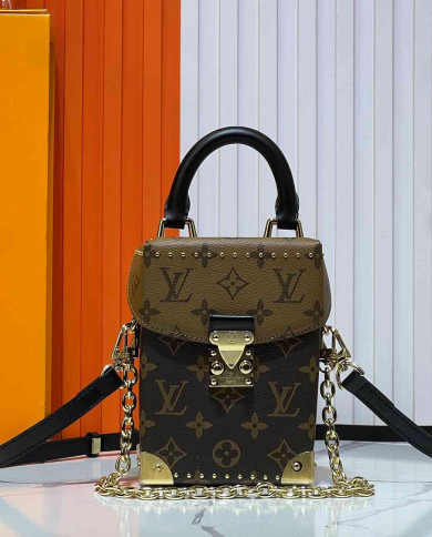 Louis Vuitton Retro Chain Box Top Handle Bag