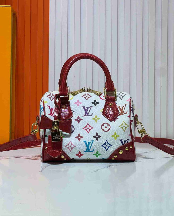 Louis Vuitton Monogram Fashion Top Handle Crossbody Bag