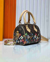 Louis Vuitton Floral Printed Boston Bag