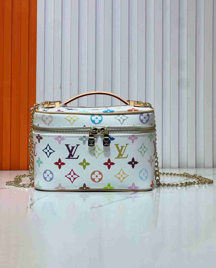 Louis Vuitton Top Handle Chain Makeup Bag