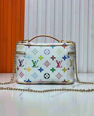 Louis Vuitton Top Handle Chain Makeup Bag
