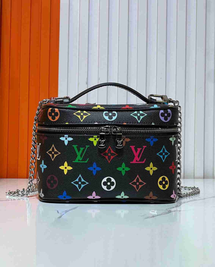 Louis Vuitton Top Handle Chain Makeup Bag