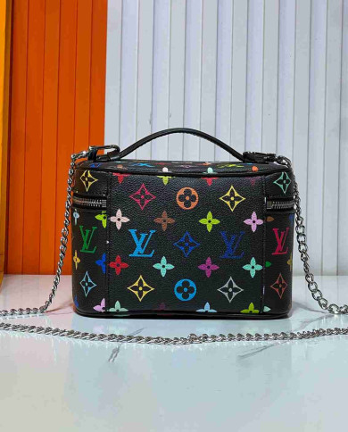 Louis Vuitton Top Handle Chain Makeup Bag