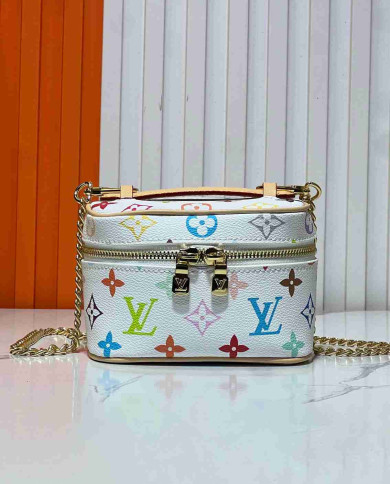 Louis Vuitton Top Handle Chain Makeup Bag