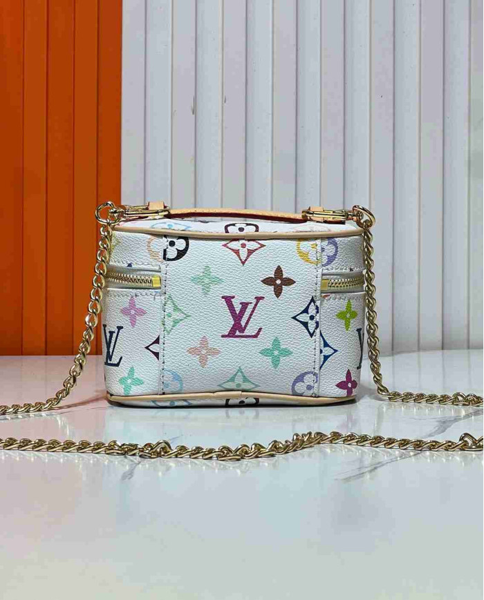 Louis Vuitton Top Handle Chain Makeup Bag
