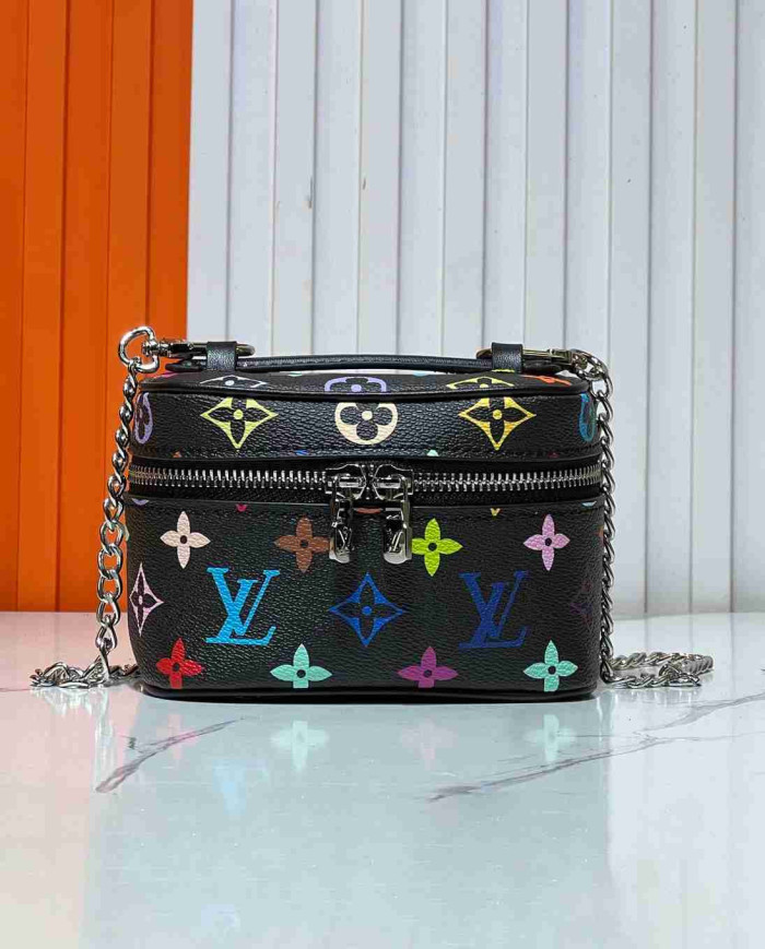 Louis Vuitton Top Handle Chain Makeup Bag