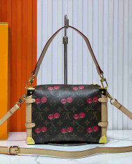 Louis Vuitton Vintage Cherry Print Crossbody Shoulder Bag
