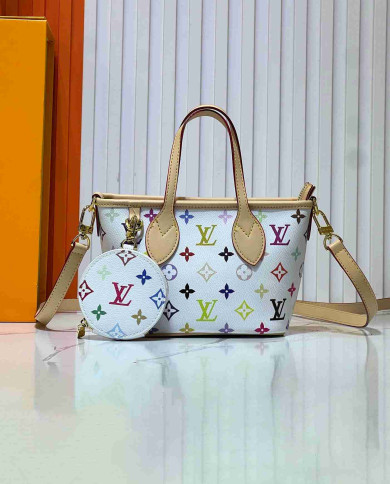 Louis Vuitton Mini Tote Crossbody Bag with Coin Purse